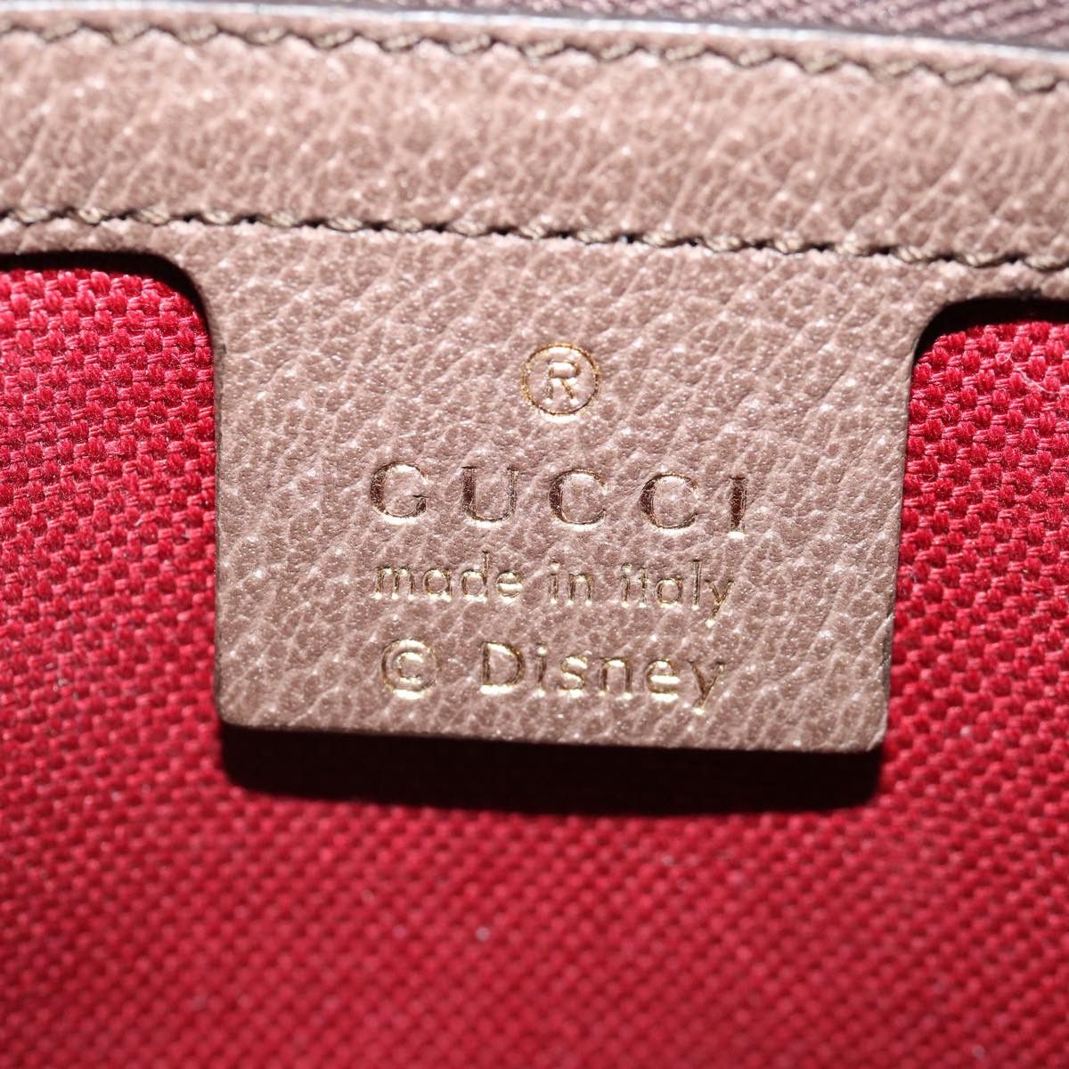 Gucci Disney X Beige Canvas Shoulder Bag (Pre-Owned) Size ONE SIZE - 7 Thumbnail