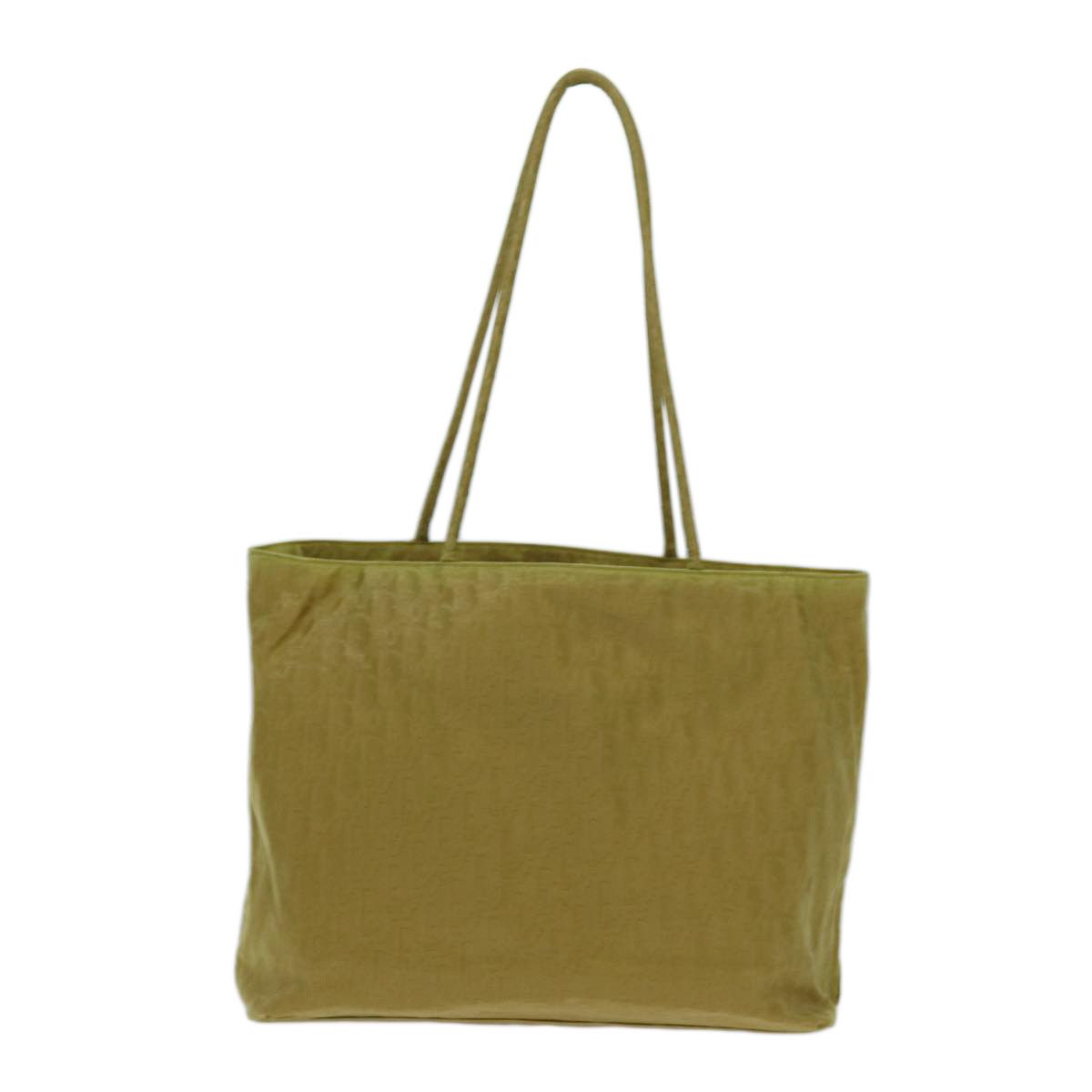 Dior Trotter Yellow Canvas Tote Bag (Pre-Owned) Size ONE SIZE - 2 Thumbnail