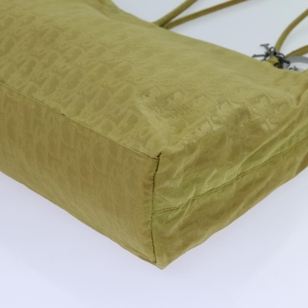Dior Trotter Yellow Canvas Tote Bag (Pre-Owned) Size ONE SIZE - 9 Thumbnail