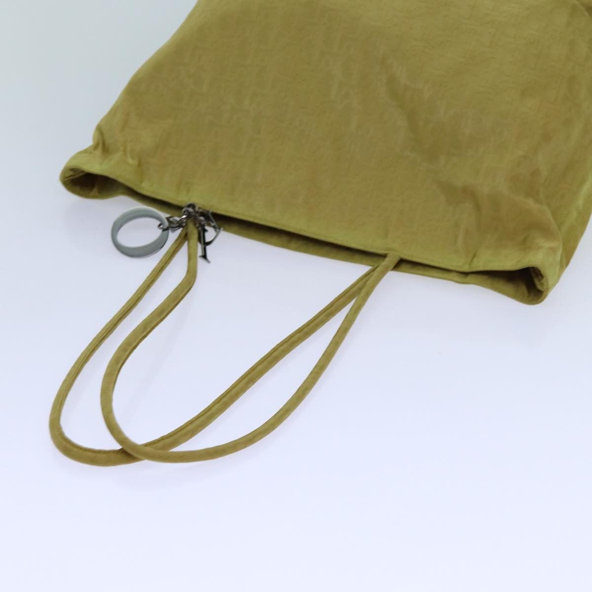 Dior Trotter Yellow Canvas Tote Bag (Pre-Owned) Size ONE SIZE - 4 Thumbnail