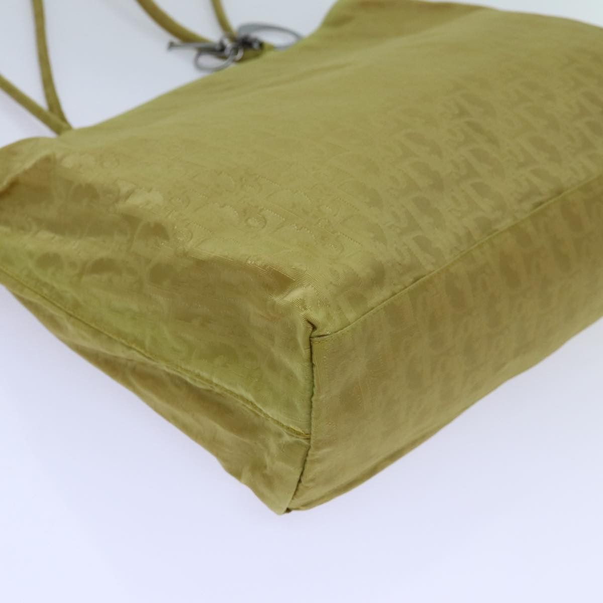Dior Trotter Yellow Canvas Tote Bag (Pre-Owned) Size ONE SIZE - 10 Thumbnail