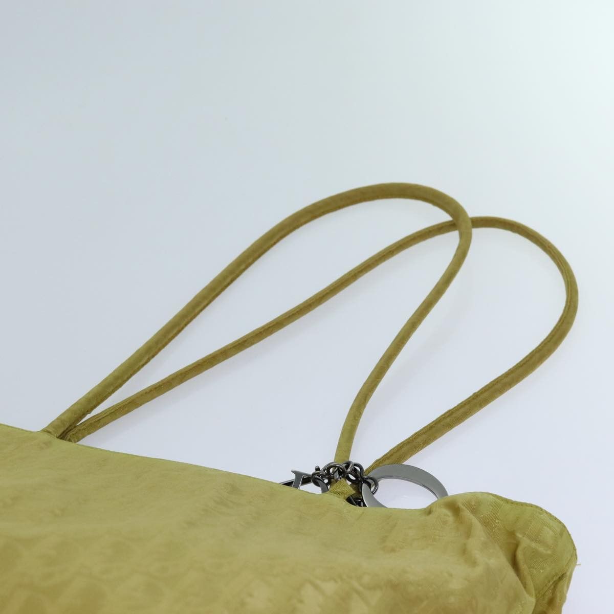 Dior Trotter Yellow Canvas Tote Bag (Pre-Owned) Size ONE SIZE - 11 Thumbnail