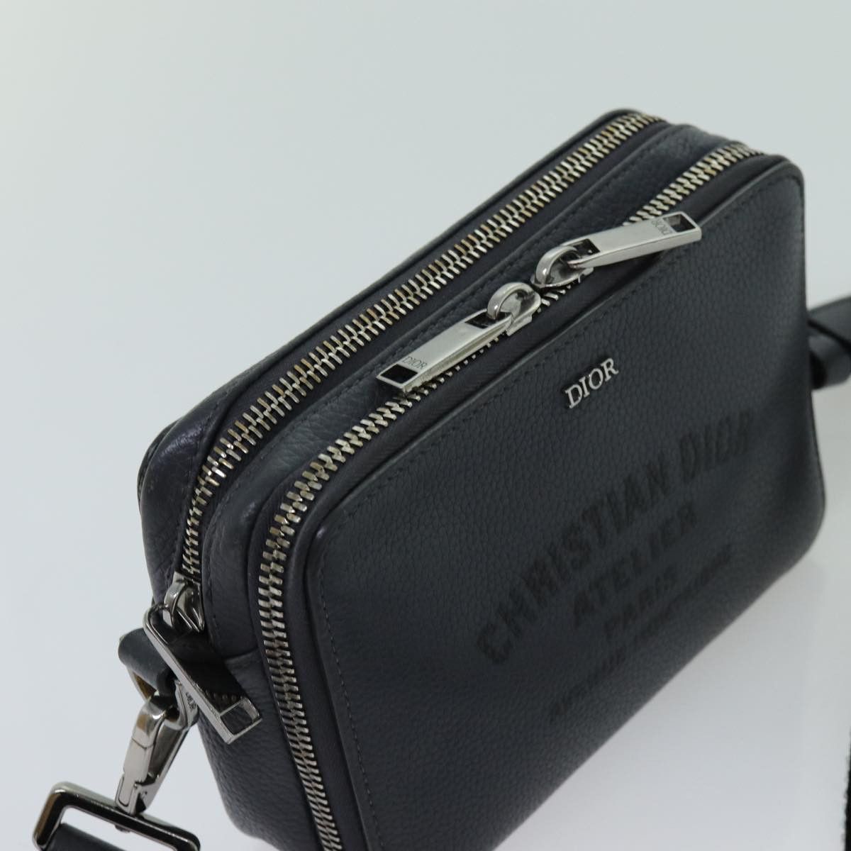 Dior Grey Leather Shoulder Bag (Pre-Owned) Size ONE SIZE - 10 Thumbnail