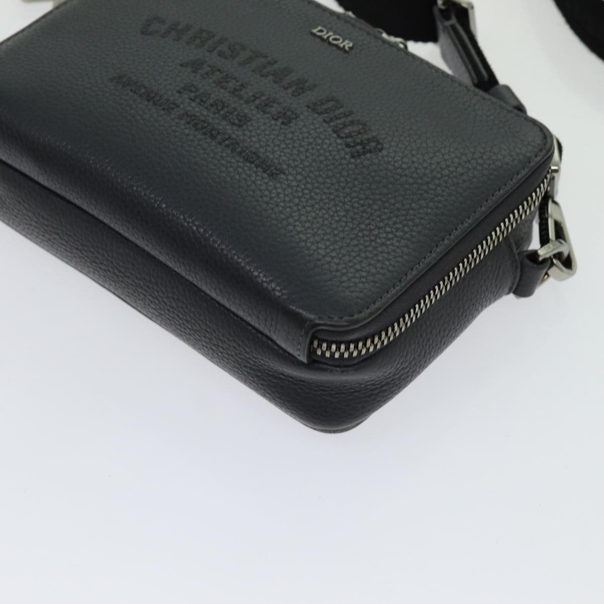 Dior Grey Leather Shoulder Bag (Pre-Owned) Size ONE SIZE - 12 Thumbnail