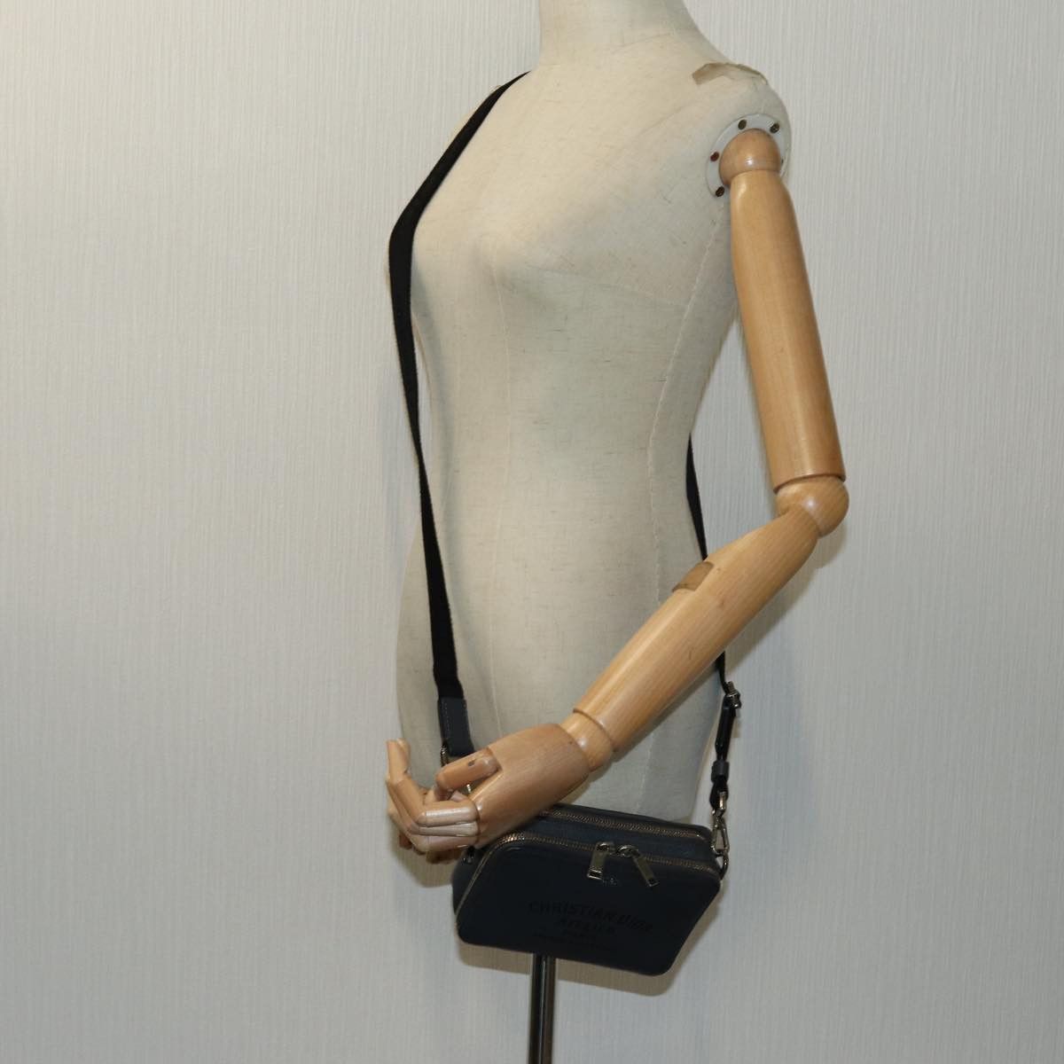 Dior Grey Leather Shoulder Bag (Pre-Owned) Size ONE SIZE - 7 Thumbnail