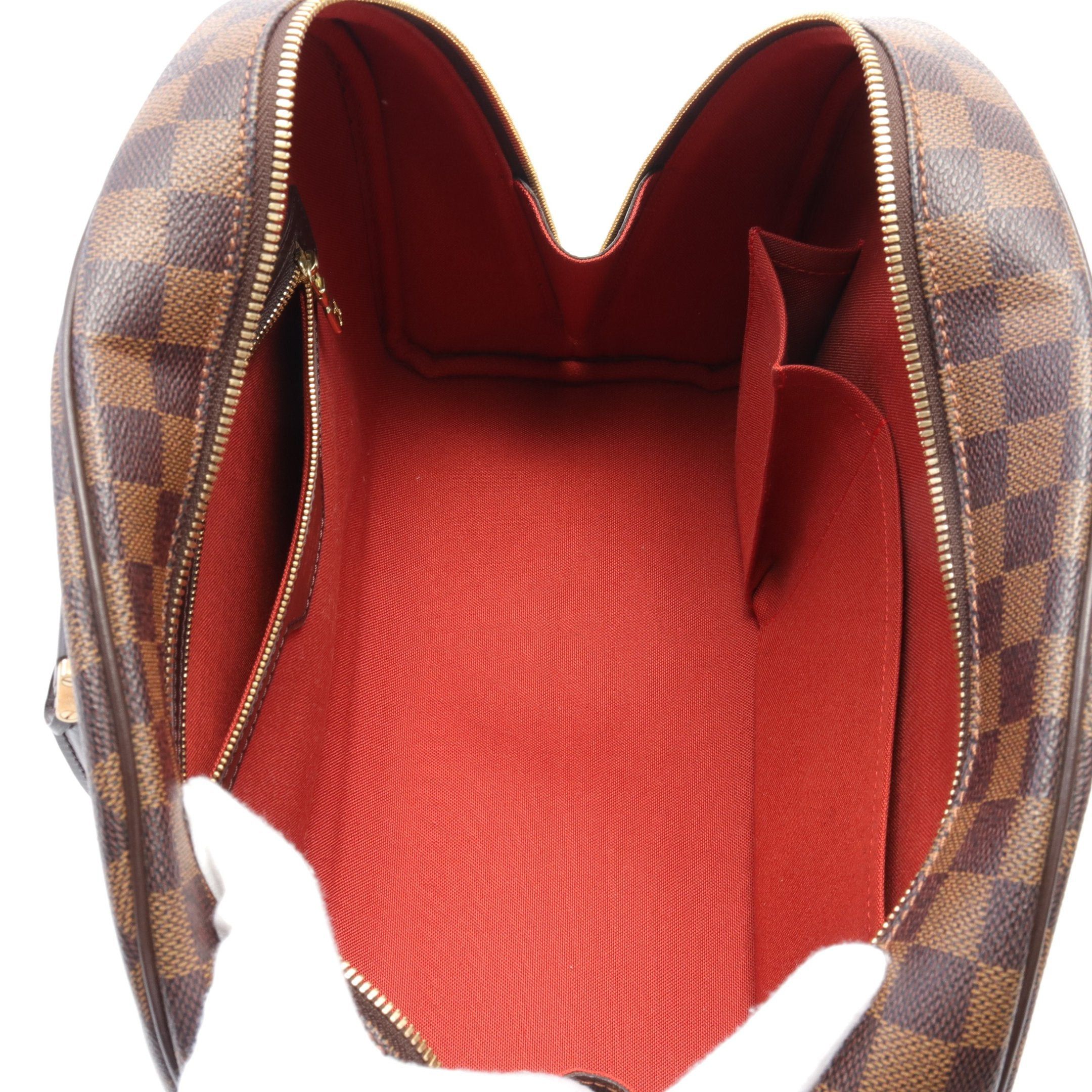 Louis Vuitton Louis Vuitton Nolita Damier Ebene Handbag Leather Brown Size ONE SIZE - 3 Thumbnail