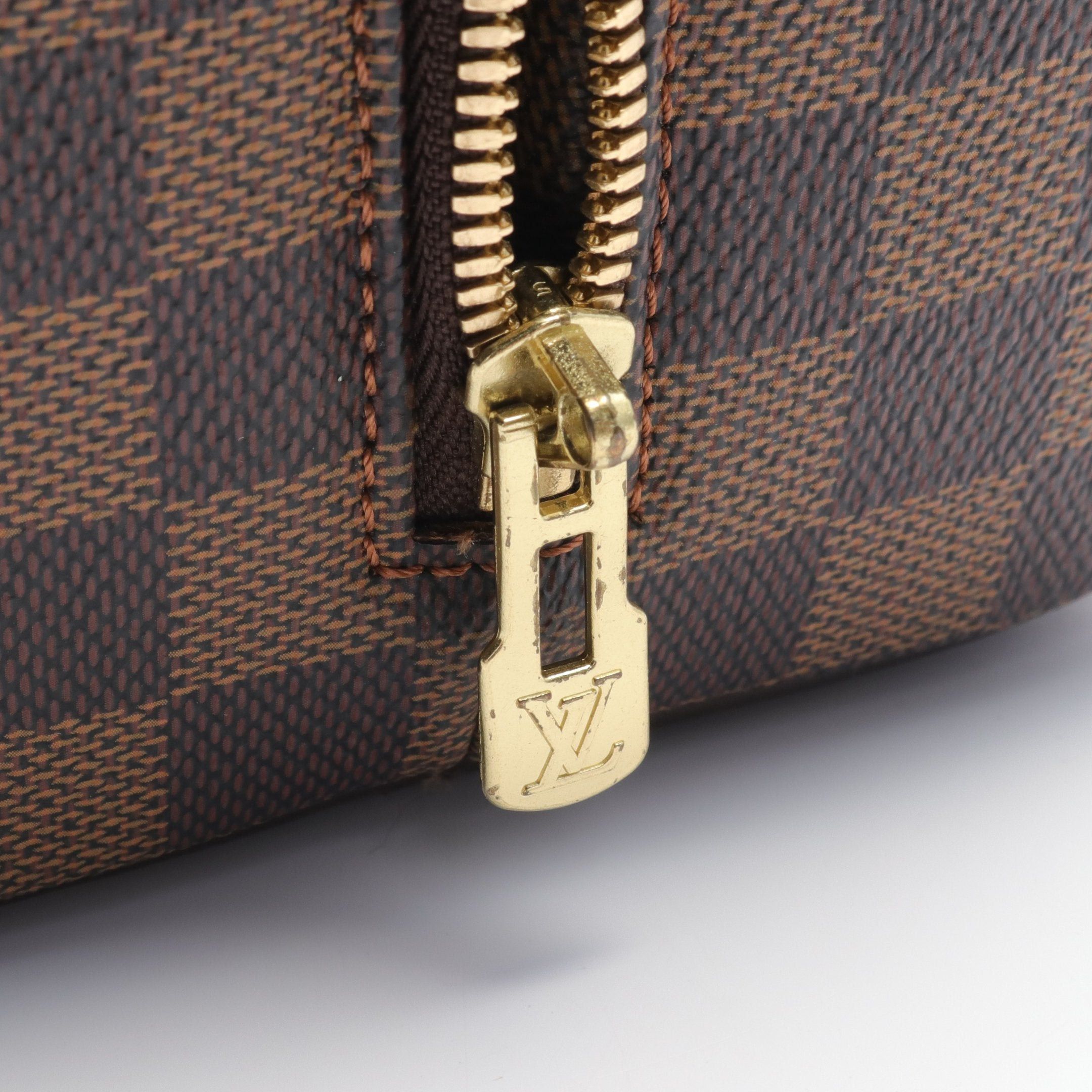 Louis Vuitton Louis Vuitton Nolita Damier Ebene Handbag Leather Brown Size ONE SIZE - 6 Thumbnail
