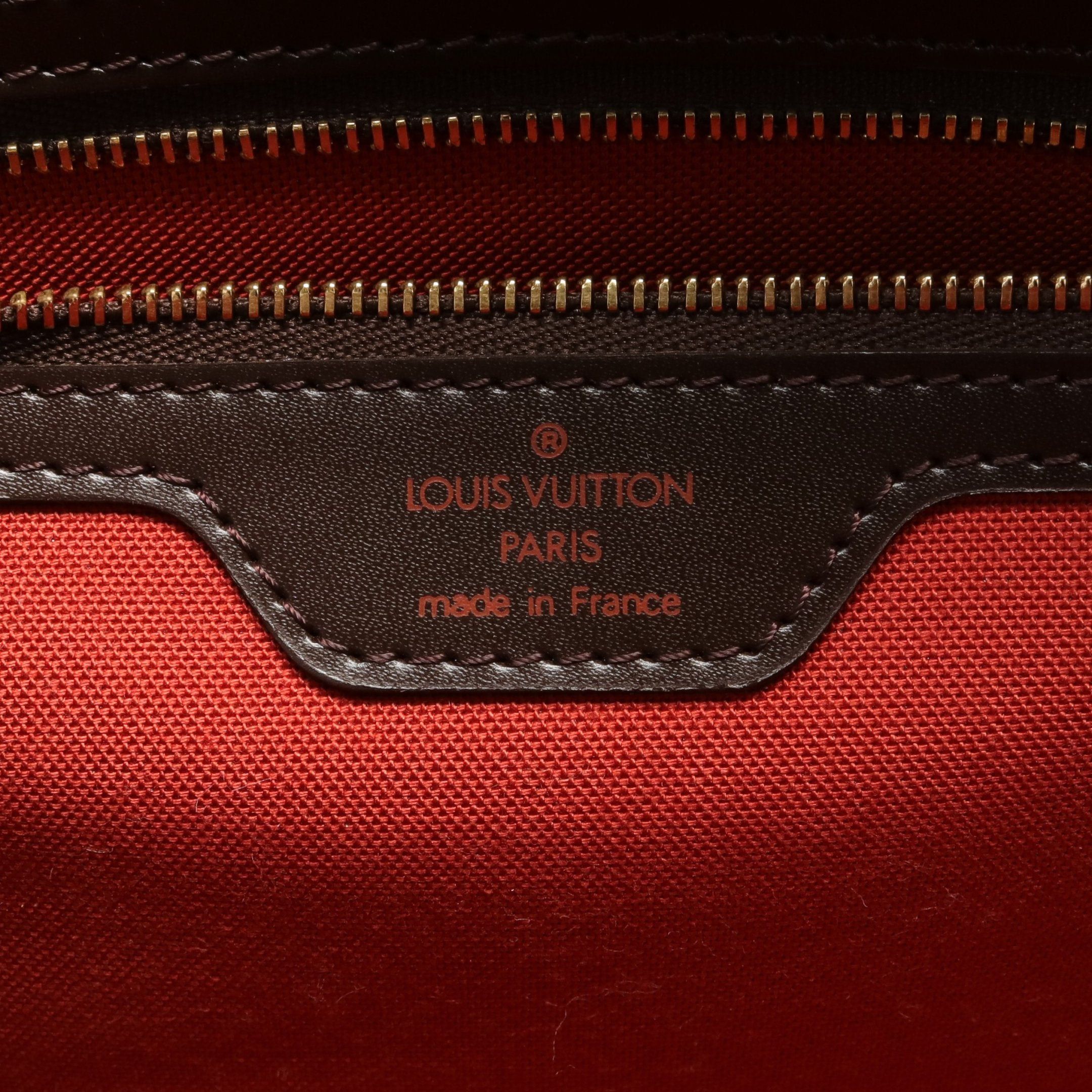 Louis Vuitton Louis Vuitton Nolita Damier Ebene Handbag Leather Brown Size ONE SIZE - 4 Thumbnail