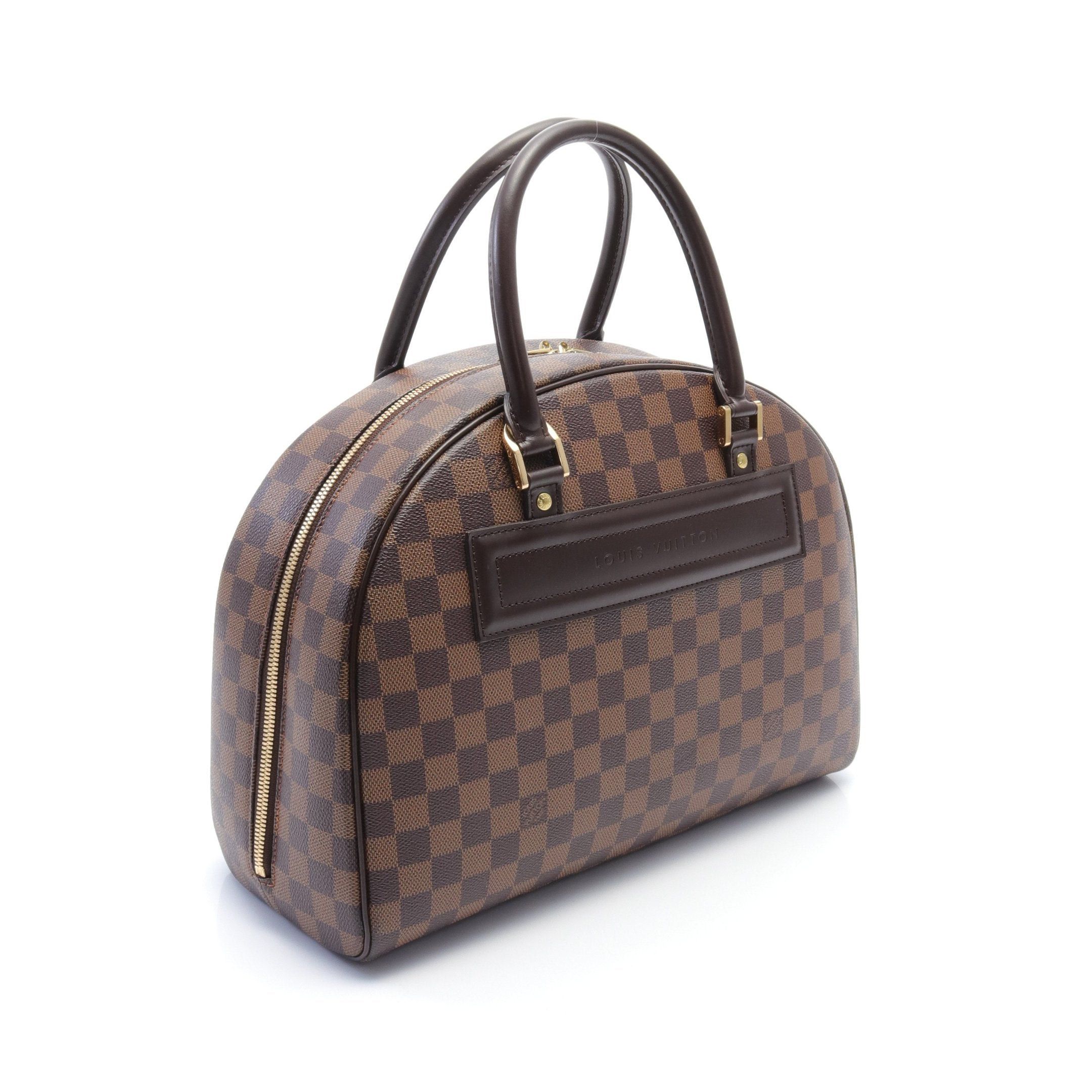 Louis Vuitton Louis Vuitton Nolita Damier Ebene Handbag Leather Brown Size ONE SIZE - 2 Thumbnail