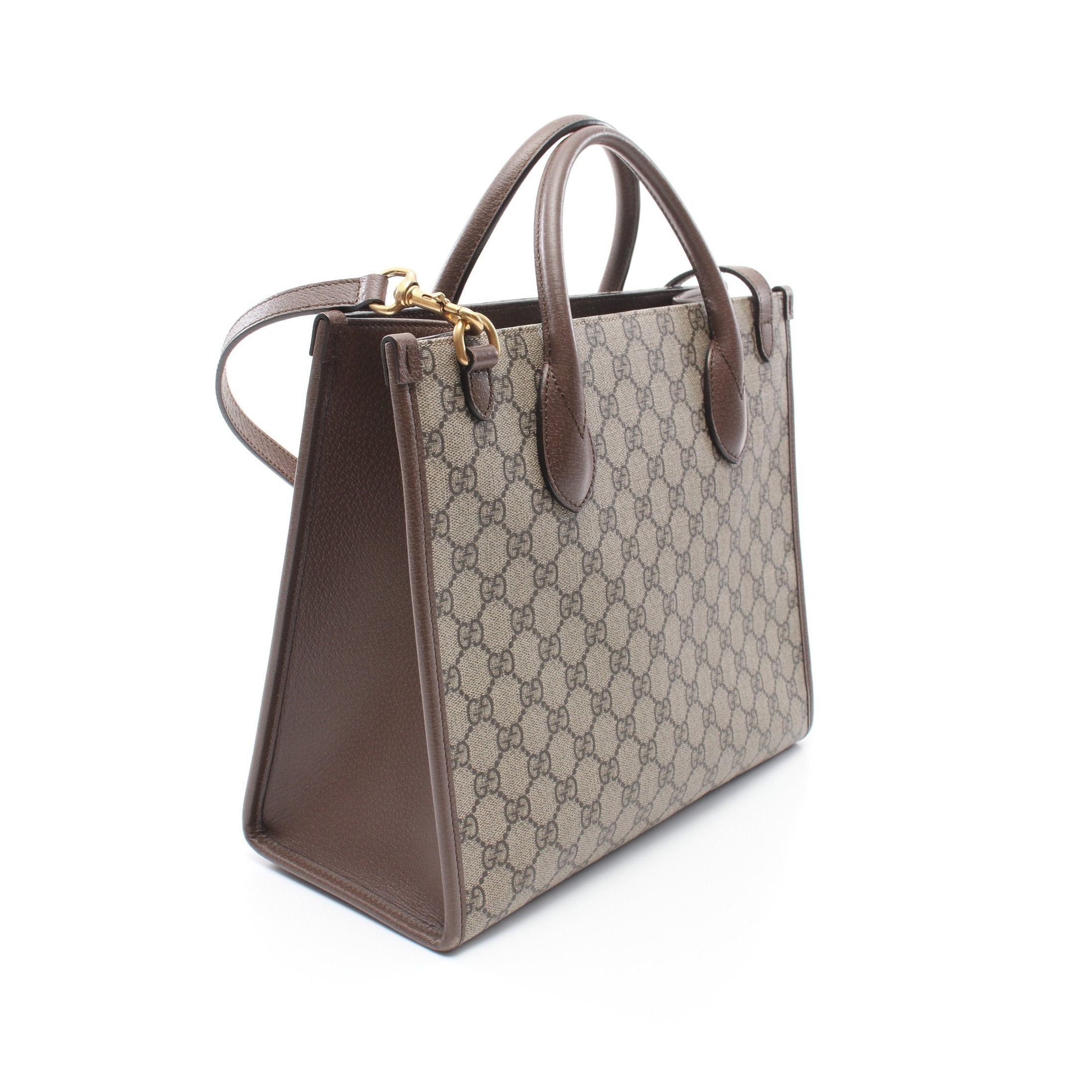 Gucci Gucci Gucci * Disney Donald Duck Gg Supreme Shoulder Bag Tote Leather Beige Multicolor Size ONE SIZE - 2 Thumbnail