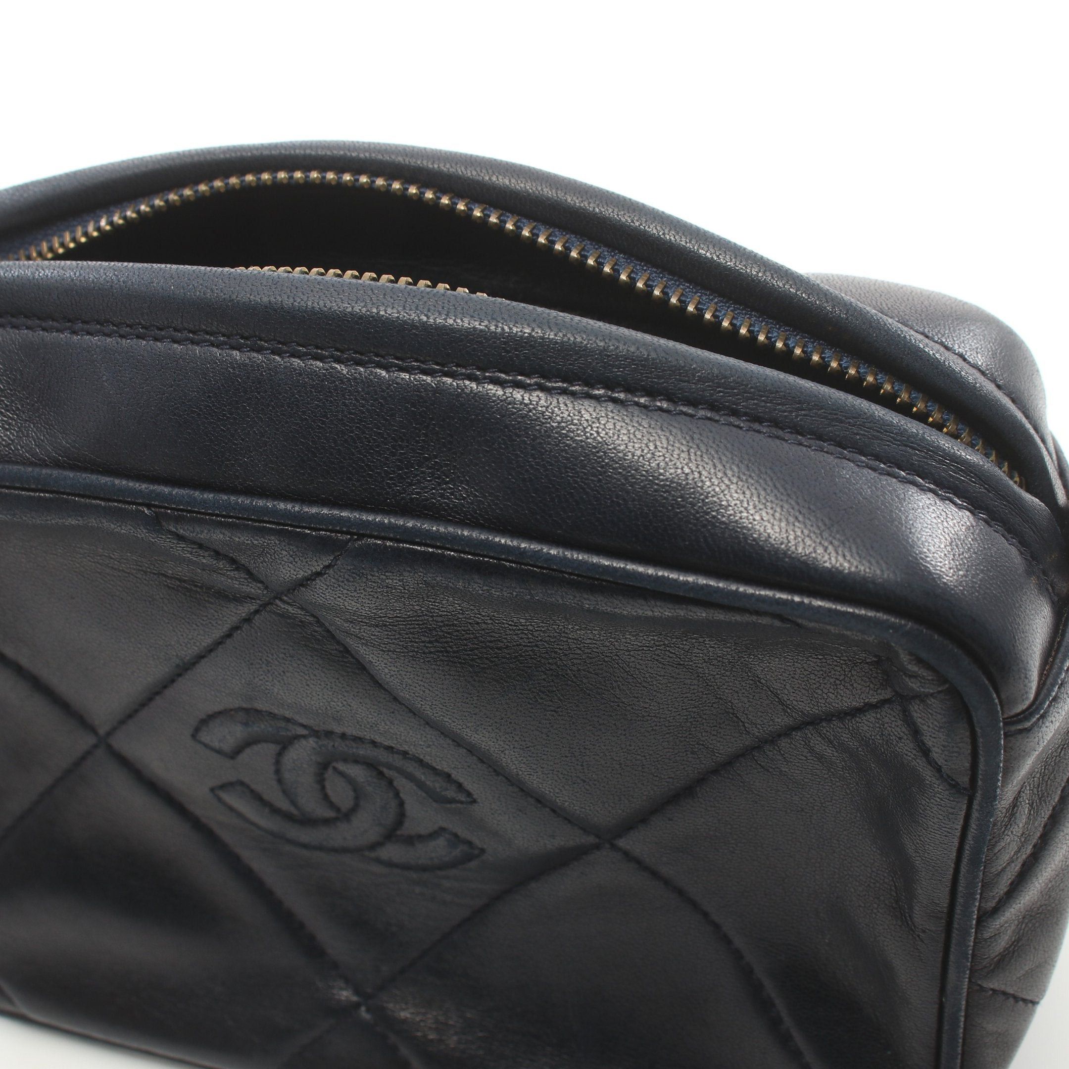 Chanel Chanel Matelasse Chain Shoulder Bag Lambskin Dark Navy Gold Hardware Tassel Size ONE SIZE - 6 Thumbnail