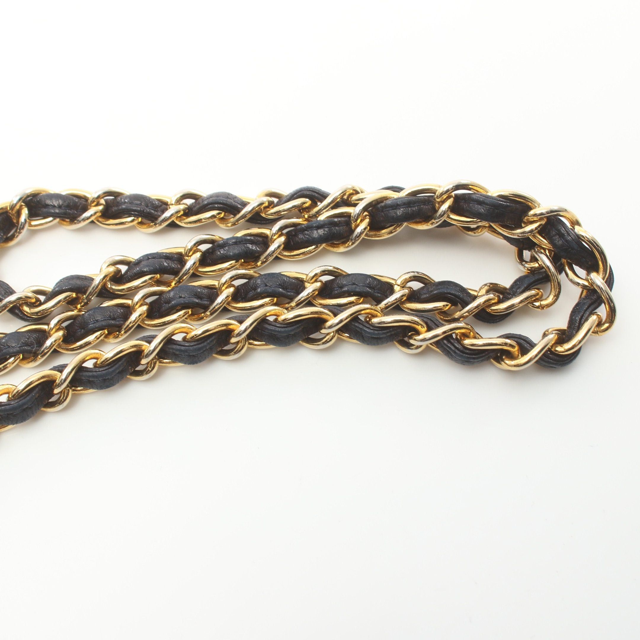 Chanel Chanel Matelasse Chain Shoulder Bag Lambskin Dark Navy Gold Hardware Tassel Size ONE SIZE - 8 Thumbnail