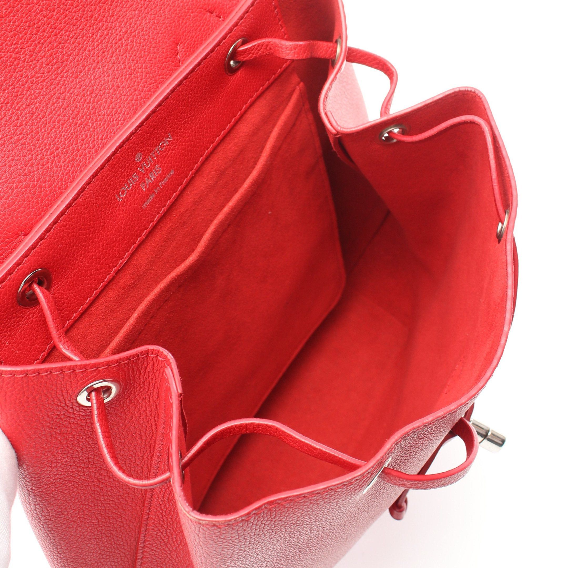 Louis Vuitton Louis Vuitton Rock Me Backpack Ruby Rucksack Taurillon Leather Red Size ONE SIZE - 3 Thumbnail