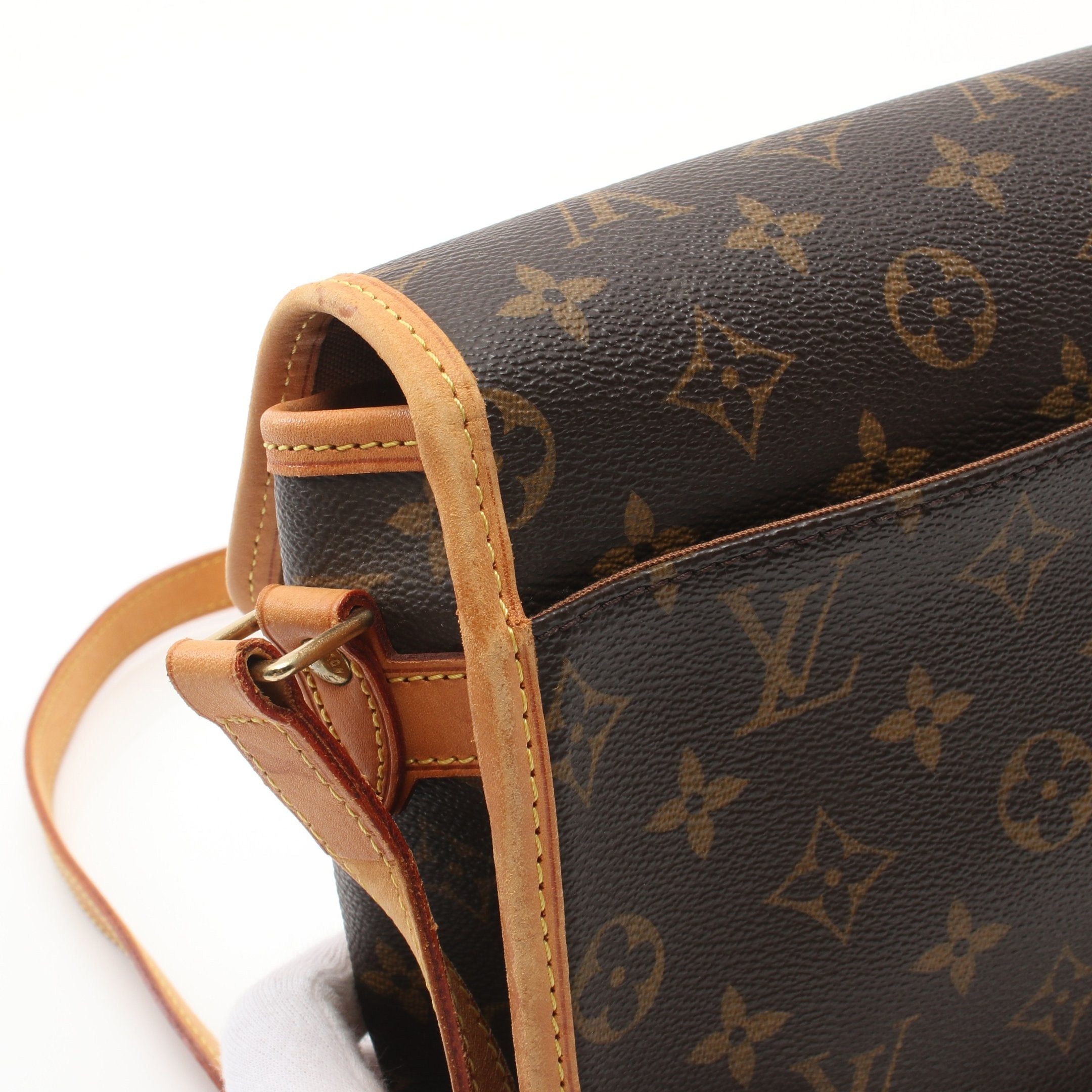 Louis Vuitton Louis Vuitton Sologne Monogram Shoulder Bag Leather Brown Size ONE SIZE - 5 Thumbnail