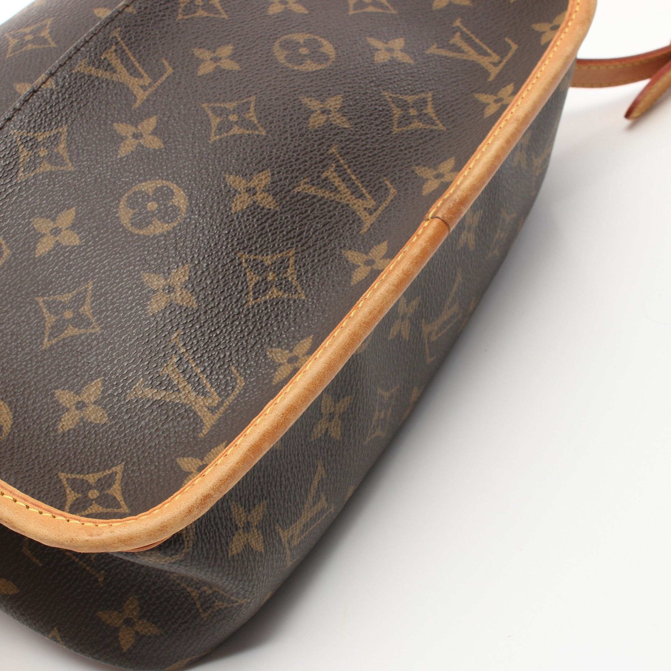 Louis Vuitton Louis Vuitton Sologne Monogram Shoulder Bag Leather Brown Size ONE SIZE - 6 Thumbnail
