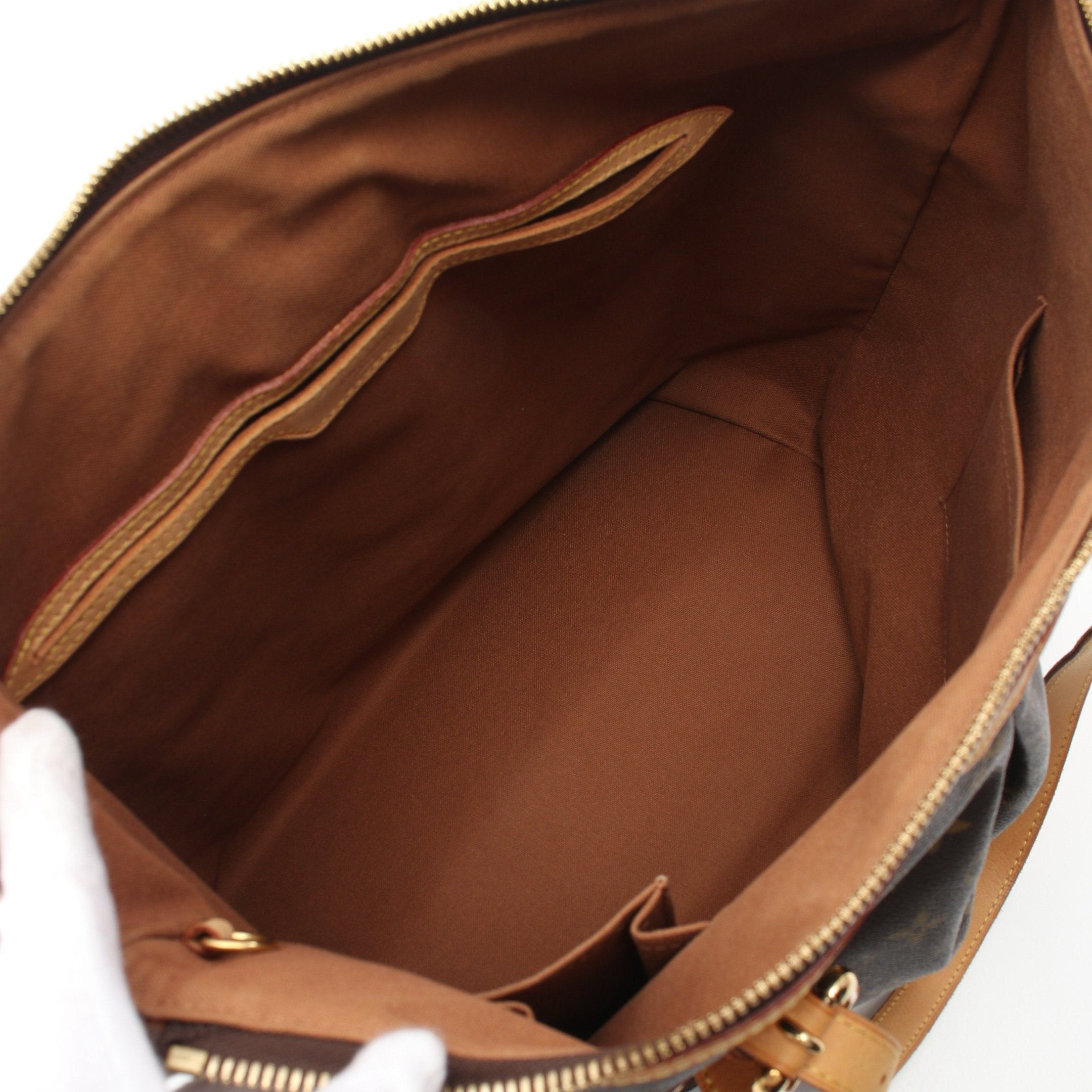 Louis Vuitton Louis Vuitton Palermo Gm Monogram Shoulder Bag Leather Brown Size ONE SIZE - 3 Thumbnail