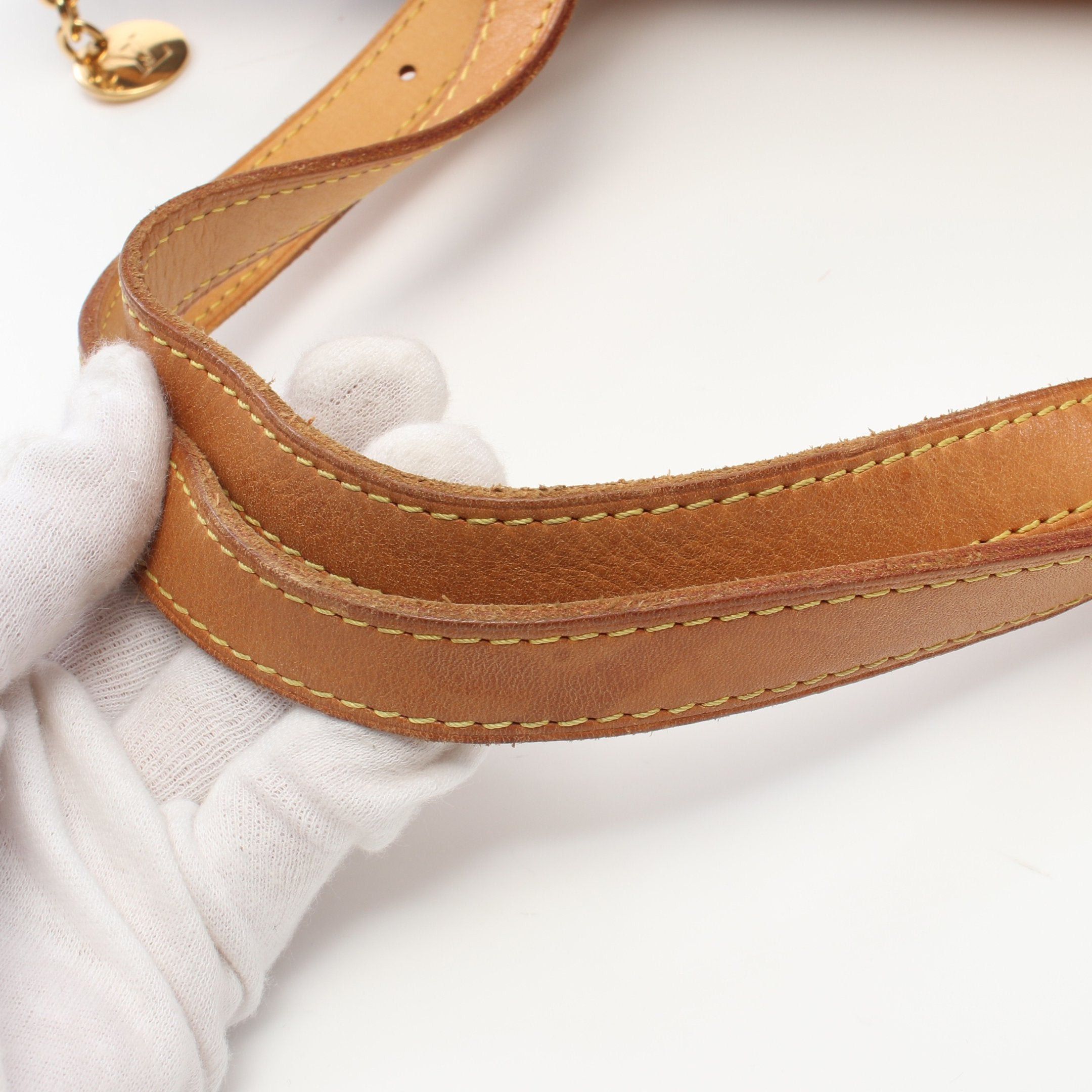 Louis Vuitton Louis Vuitton Palermo Gm Monogram Shoulder Bag Leather Brown Size ONE SIZE - 7 Thumbnail