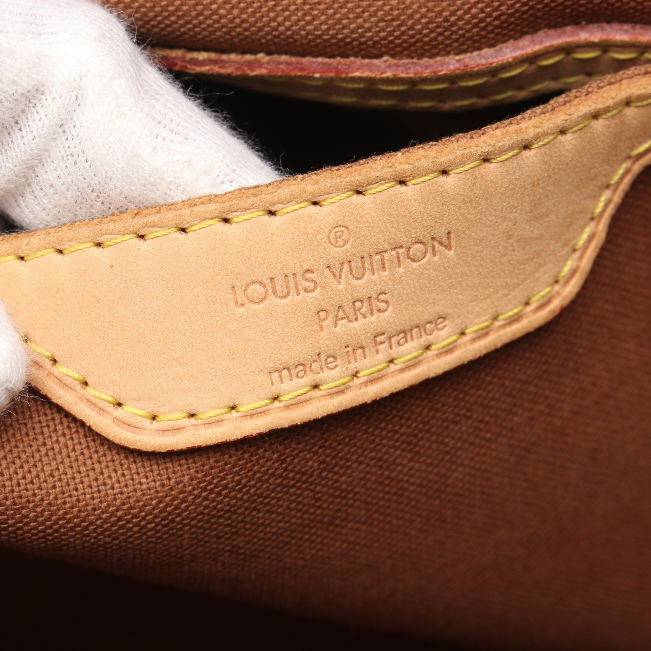 Louis Vuitton Louis Vuitton Palermo Gm Monogram Shoulder Bag Leather Brown Size ONE SIZE - 4 Thumbnail