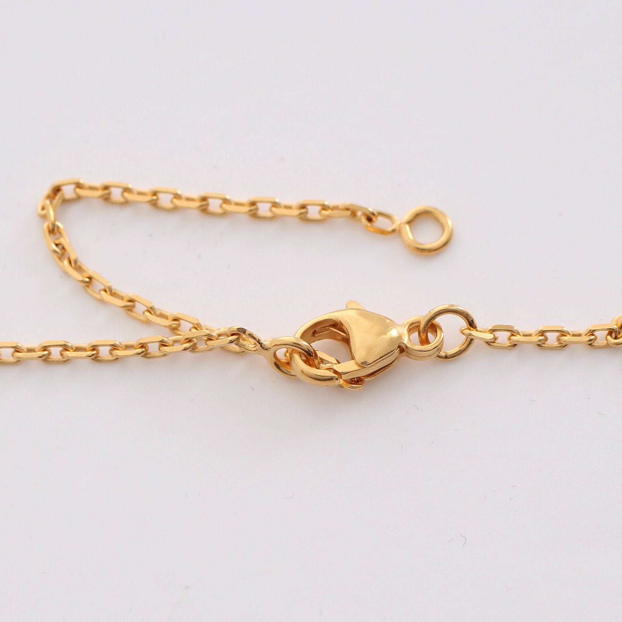 Hermes Hermes Okelley Necklace Gp Veau Swift Gold White Z Stamp Size ONE SIZE - 3 Thumbnail