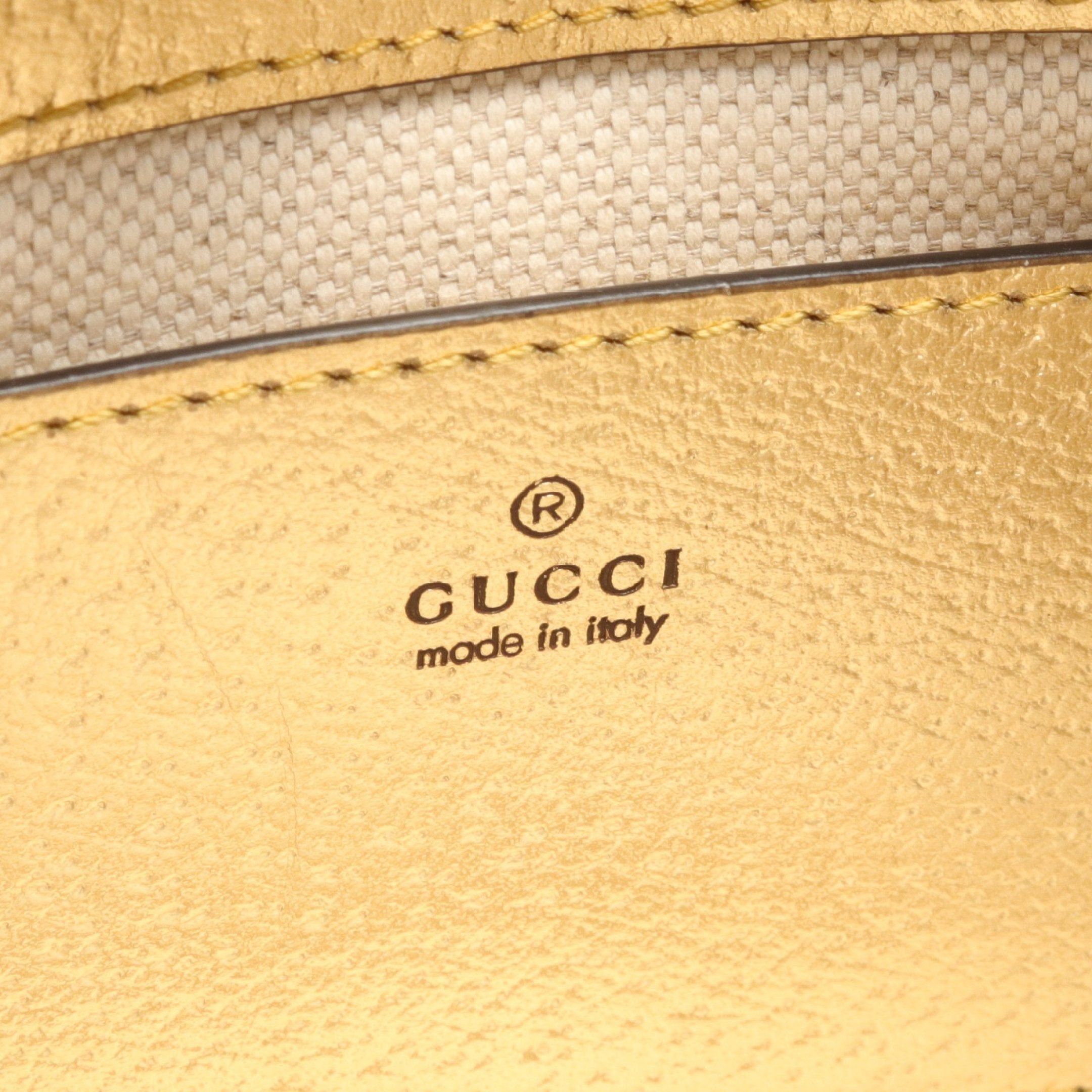 Gucci Gucci Ophidia Mini Bag Gg Supreme Chain Handbag Leather Beige Dark Brown Gold Size ONE SIZE - 4 Thumbnail