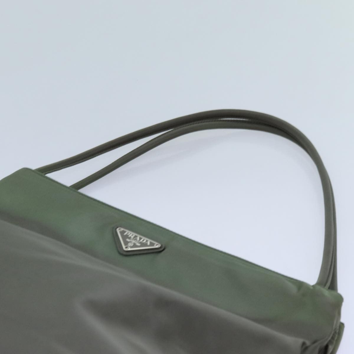 Prada Khaki Canvas Tote Bag (Pre-Owned) Size ONE SIZE - 12 Thumbnail