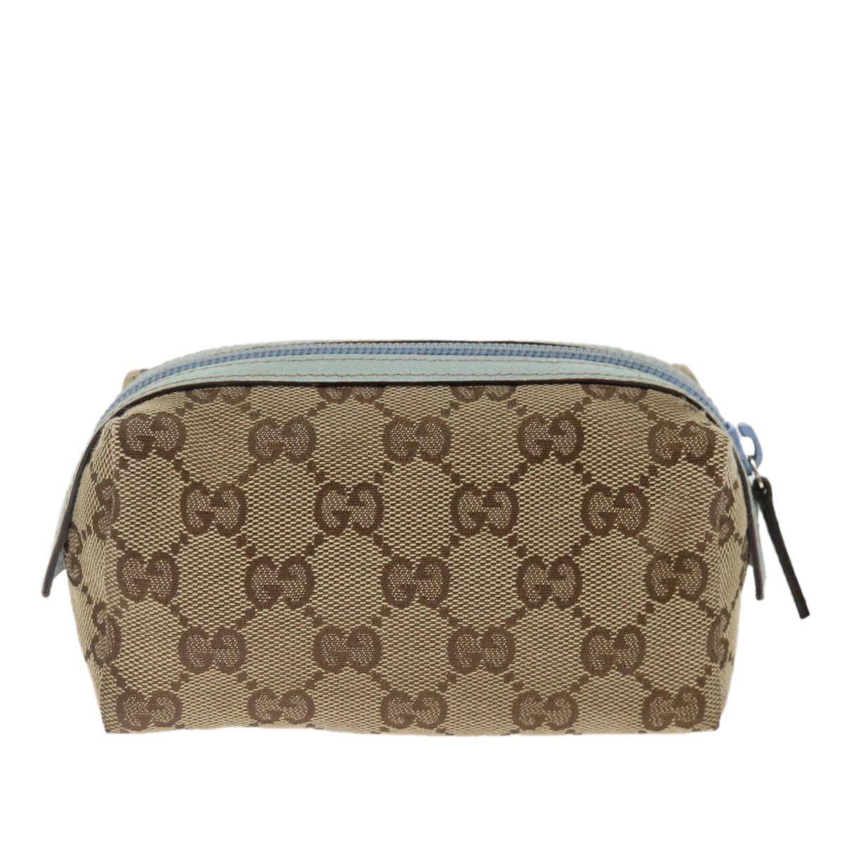 Gucci Cosmetic Pouch Beige Canvas Clutch Bag (Pre-Owned) Size ONE SIZE - 2 Thumbnail