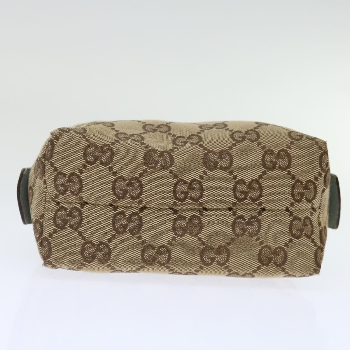 Gucci Cosmetic Pouch Beige Canvas Clutch Bag (Pre-Owned) Size ONE SIZE - 3 Thumbnail