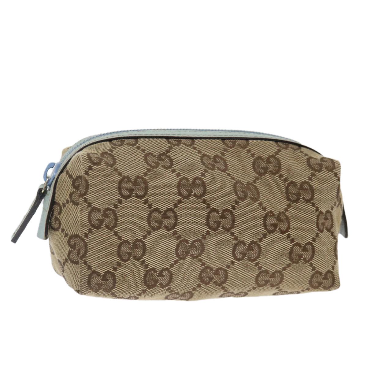 Gucci Cosmetic Pouch Beige Canvas Clutch Bag (Pre-Owned) Size ONE SIZE - 9 Thumbnail