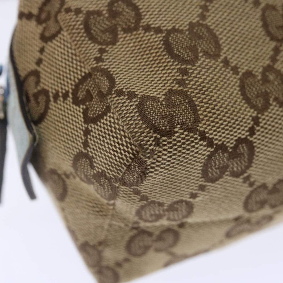Gucci Cosmetic Pouch Beige Canvas Clutch Bag (Pre-Owned) Size ONE SIZE - 11 Thumbnail