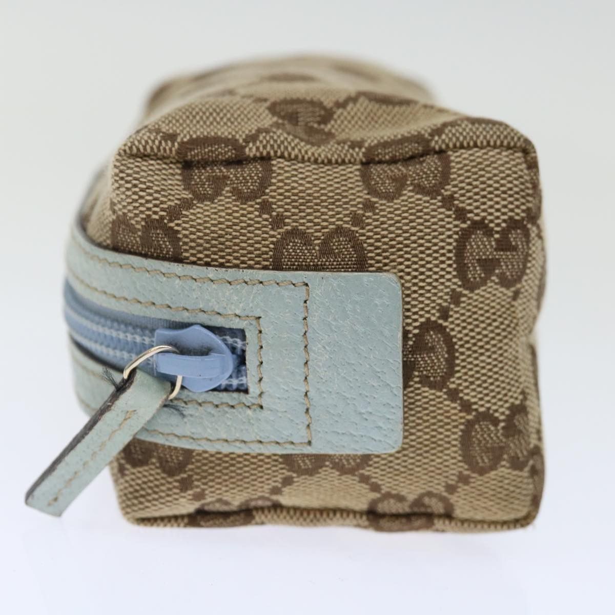 Gucci Cosmetic Pouch Beige Canvas Clutch Bag (Pre-Owned) Size ONE SIZE - 8 Thumbnail