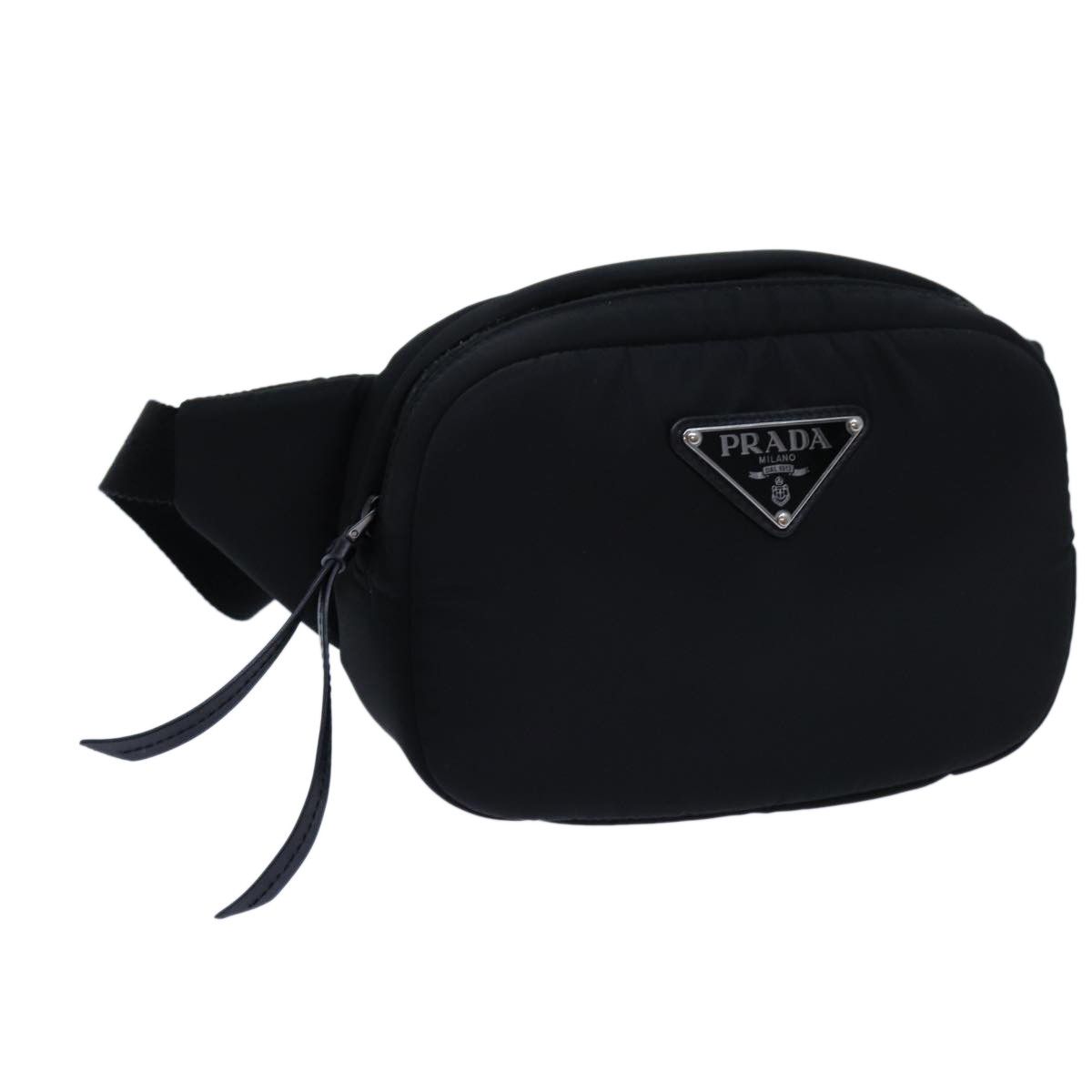 Prada Tessuto Black Synthetic Shoulder Bag (Pre-Owned) Size ONE SIZE - 11 Thumbnail