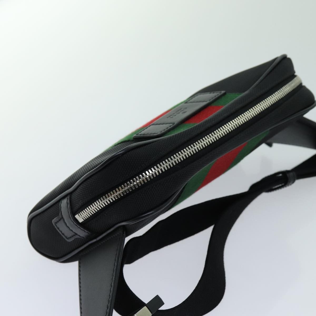 Gucci Black Canvas Shoulder Bag (Pre-Owned) Size ONE SIZE - 4 Thumbnail