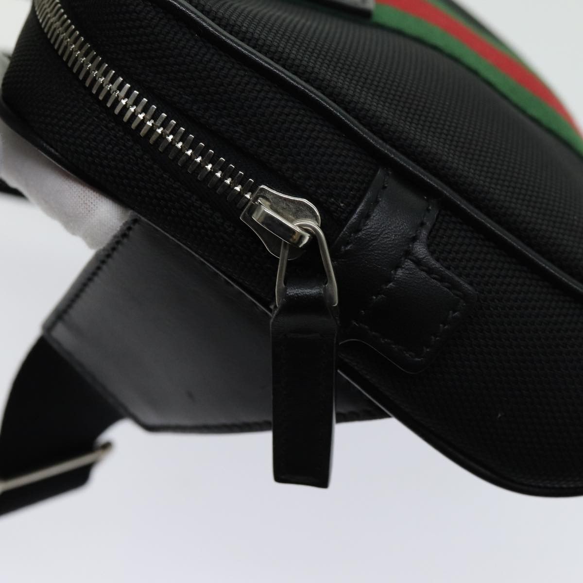 Gucci Black Canvas Shoulder Bag (Pre-Owned) Size ONE SIZE - 10 Thumbnail