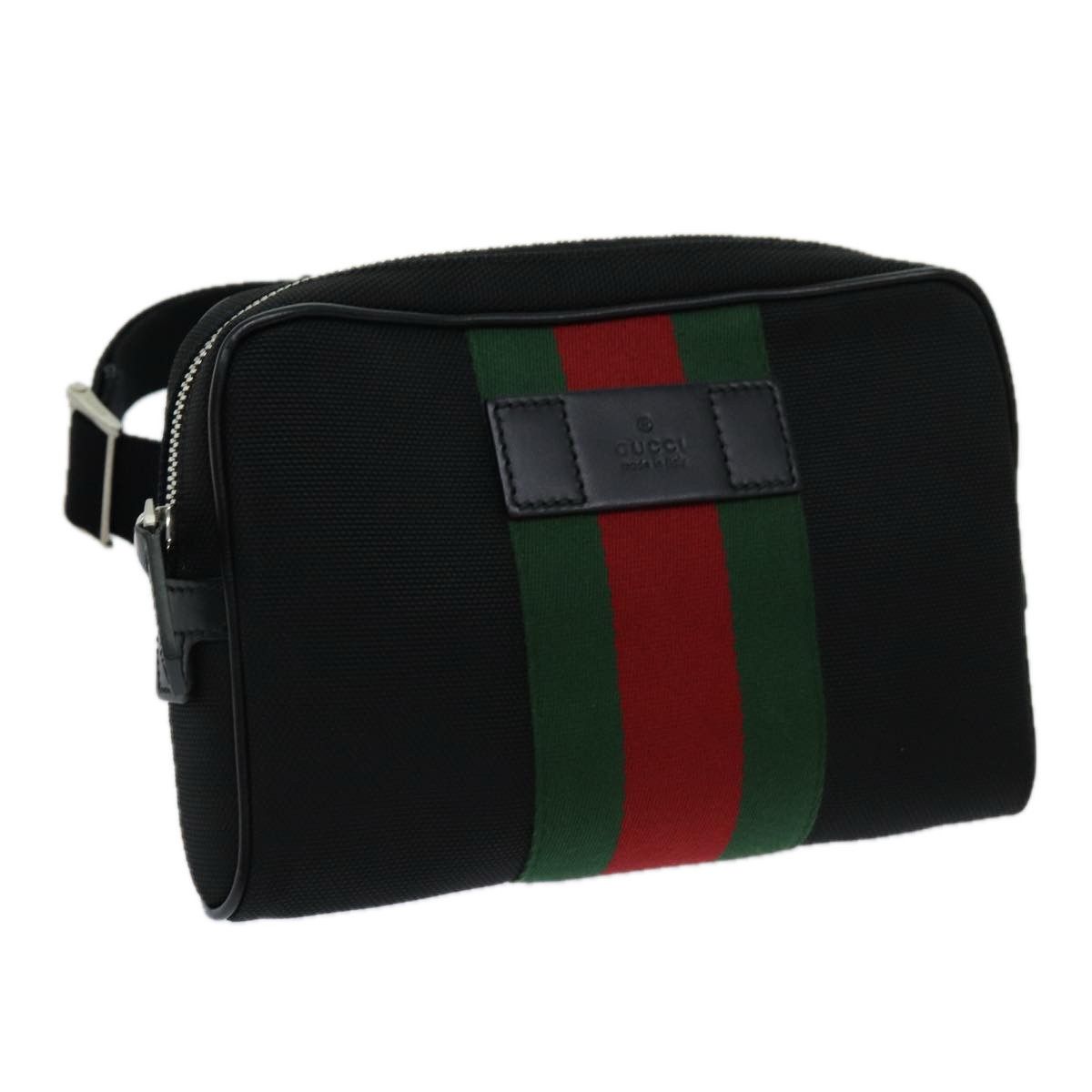 Gucci Black Canvas Shoulder Bag (Pre-Owned) Size ONE SIZE - 11 Thumbnail