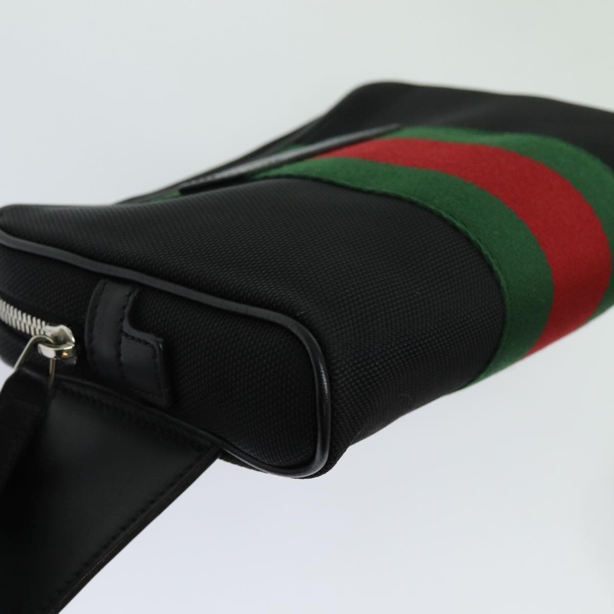 Gucci Black Canvas Shoulder Bag (Pre-Owned) Size ONE SIZE - 9 Thumbnail