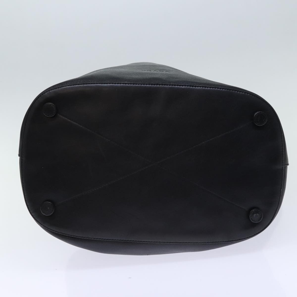 Prada Black Leather Shoulder Bag (Pre-Owned) Size ONE SIZE - 3 Thumbnail
