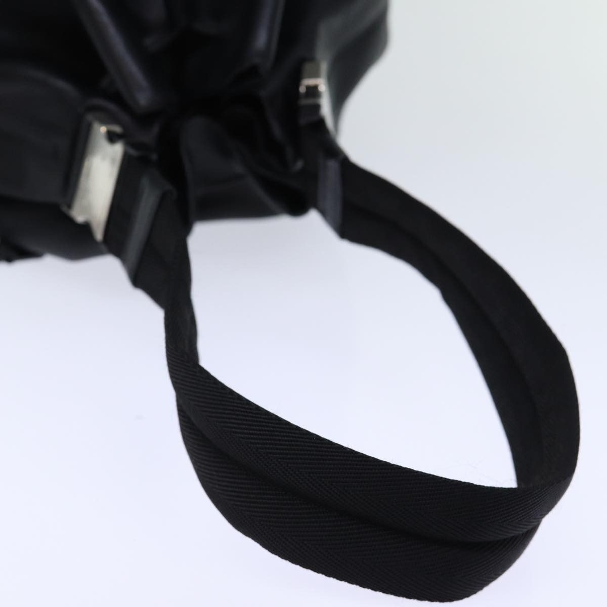 Prada Black Leather Shoulder Bag (Pre-Owned) Size ONE SIZE - 11 Thumbnail