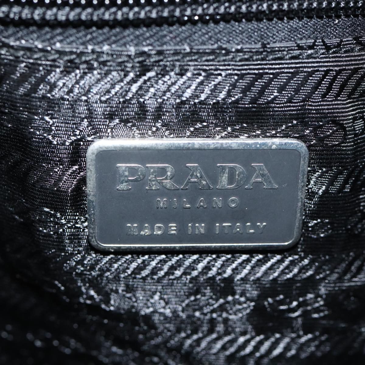 Prada Black Leather Shoulder Bag (Pre-Owned) Size ONE SIZE - 8 Thumbnail