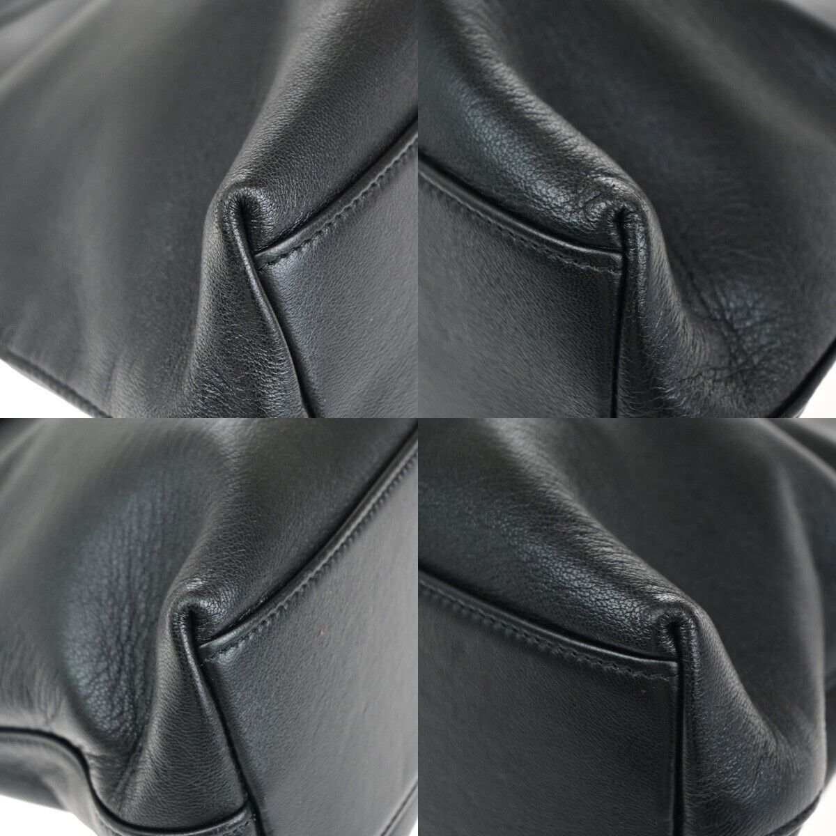 Gucci Interlocking G Black Leather Handbag (Pre-Owned) Size ONE SIZE - 8 Thumbnail