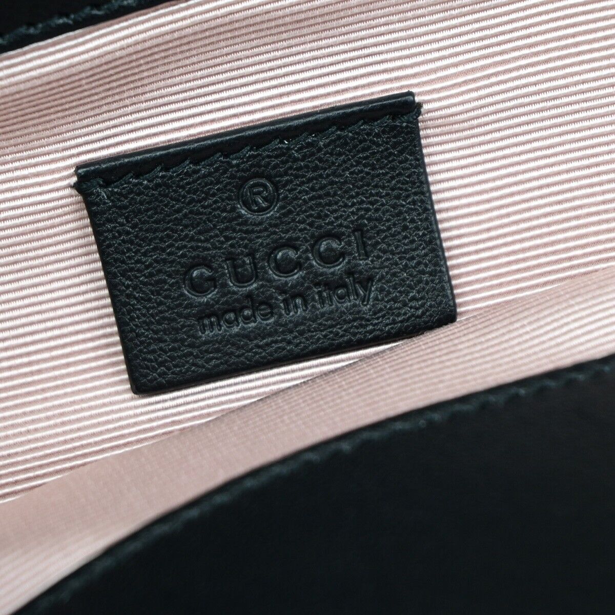 Gucci Interlocking G Black Leather Handbag (Pre-Owned) Size ONE SIZE - 7 Thumbnail