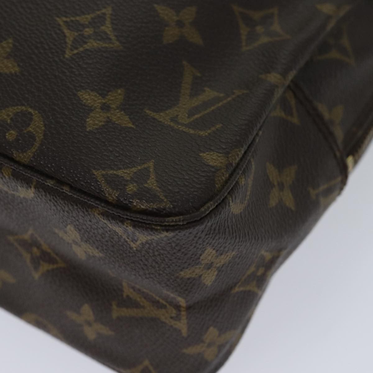 Louis Vuitton Trousse Toilette 28 Brown Canvas Clutch Bag (Pre-Owned) Size ONE SIZE - 10 Thumbnail