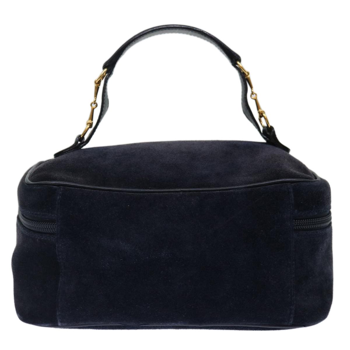Gucci Vanity Navy Suede Handbag (Pre-Owned) Size ONE SIZE - 2 Thumbnail