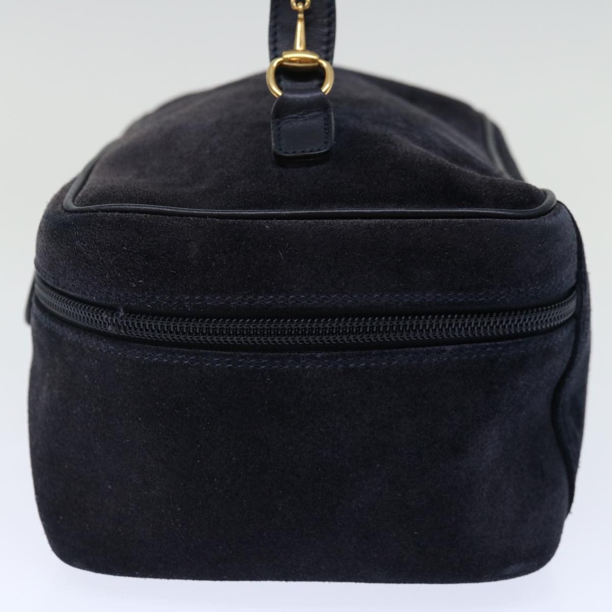 Gucci Vanity Navy Suede Handbag (Pre-Owned) Size ONE SIZE - 11 Thumbnail