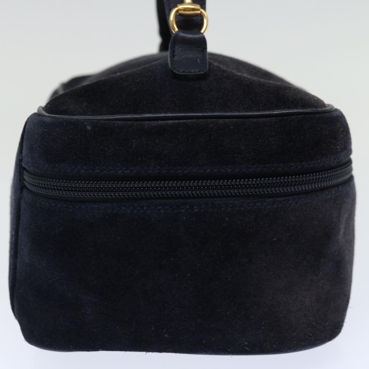 Gucci Vanity Navy Suede Handbag (Pre-Owned) Size ONE SIZE - 10 Thumbnail
