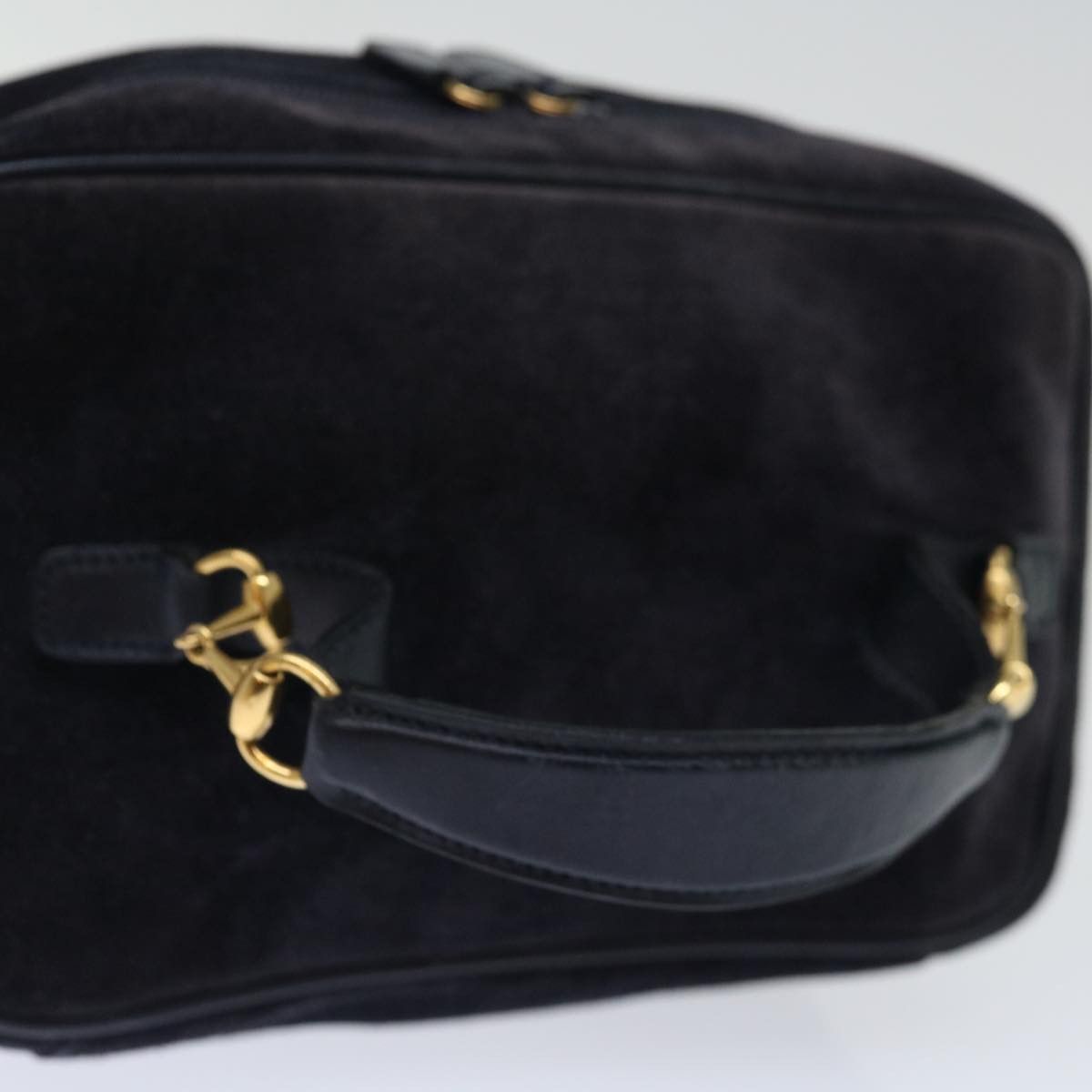 Gucci Vanity Navy Suede Handbag (Pre-Owned) Size ONE SIZE - 5 Thumbnail