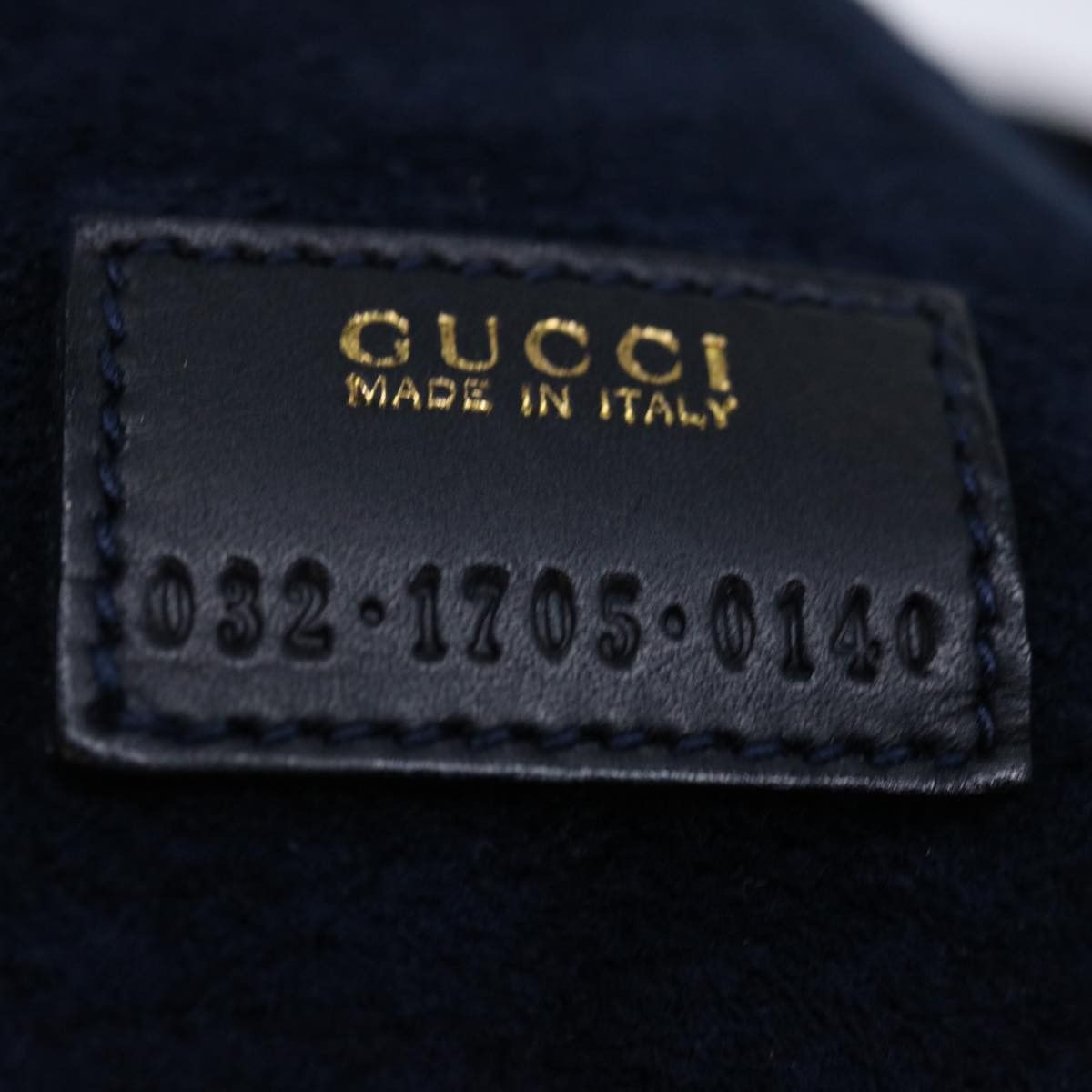 Gucci Vanity Navy Suede Handbag (Pre-Owned) Size ONE SIZE - 6 Thumbnail