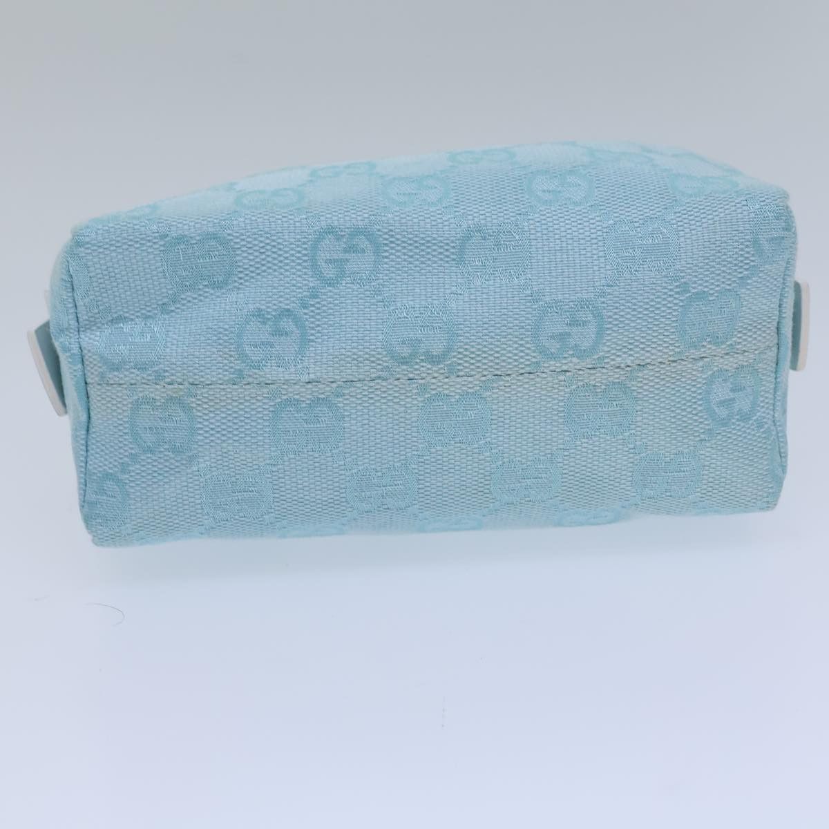 Gucci Gg Canvas Blue Canvas Clutch Bag (Pre-Owned) Size ONE SIZE - 3 Thumbnail