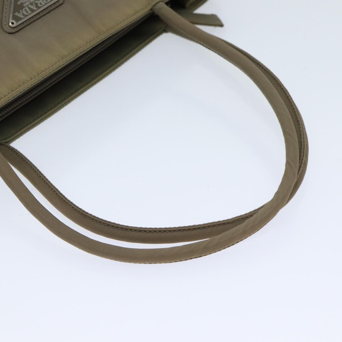 Prada Tessuto Grey Synthetic Handbag (Pre-Owned) Size ONE SIZE - 11 Thumbnail