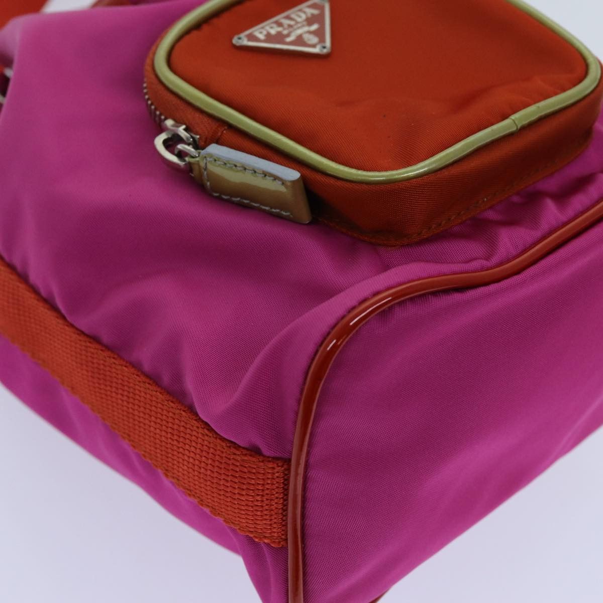 Prada Tessuto Pink Synthetic Clutch Bag (Pre-Owned) Size ONE SIZE - 9 Thumbnail