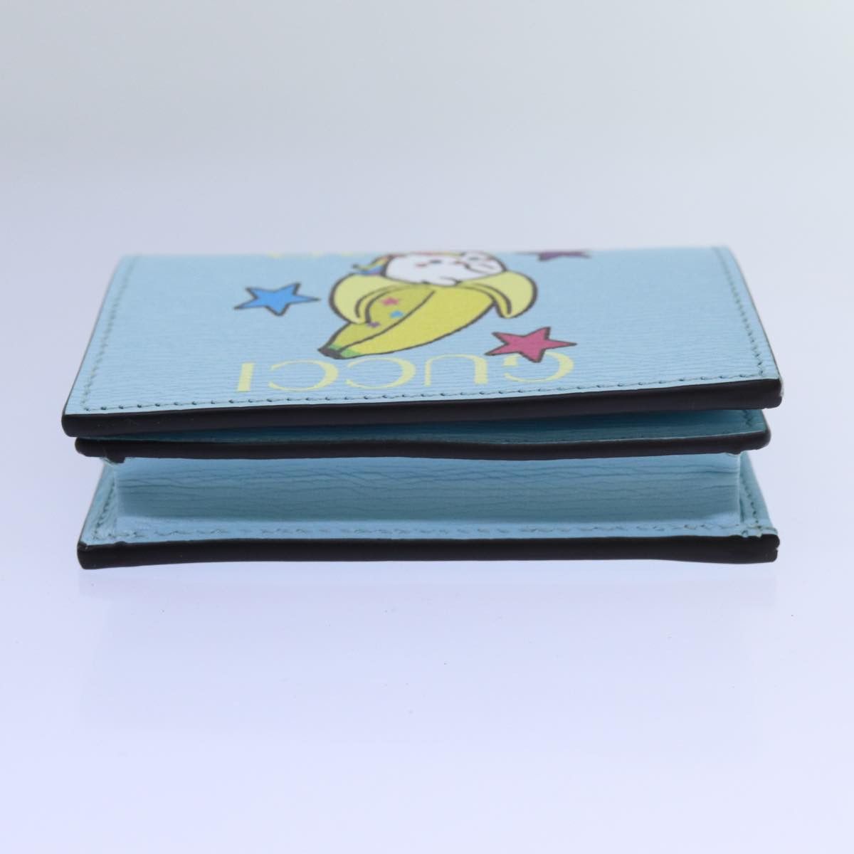 Gucci Blue Leather Wallet (Pre-Owned) Size ONE SIZE - 3 Thumbnail